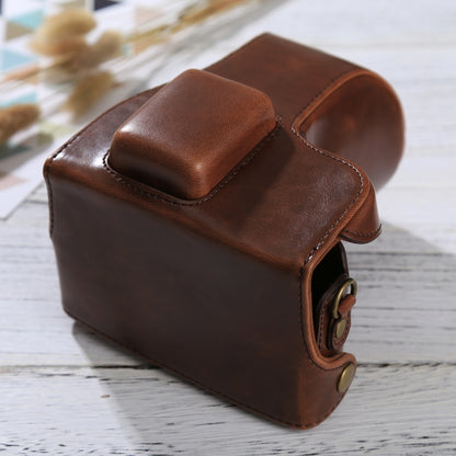 กระเป๋าใส่กล้องหนัง PU แบบเต็มตัวพร้อมสายรัดสำหรับ Samsung NX300, For Samsung NX300