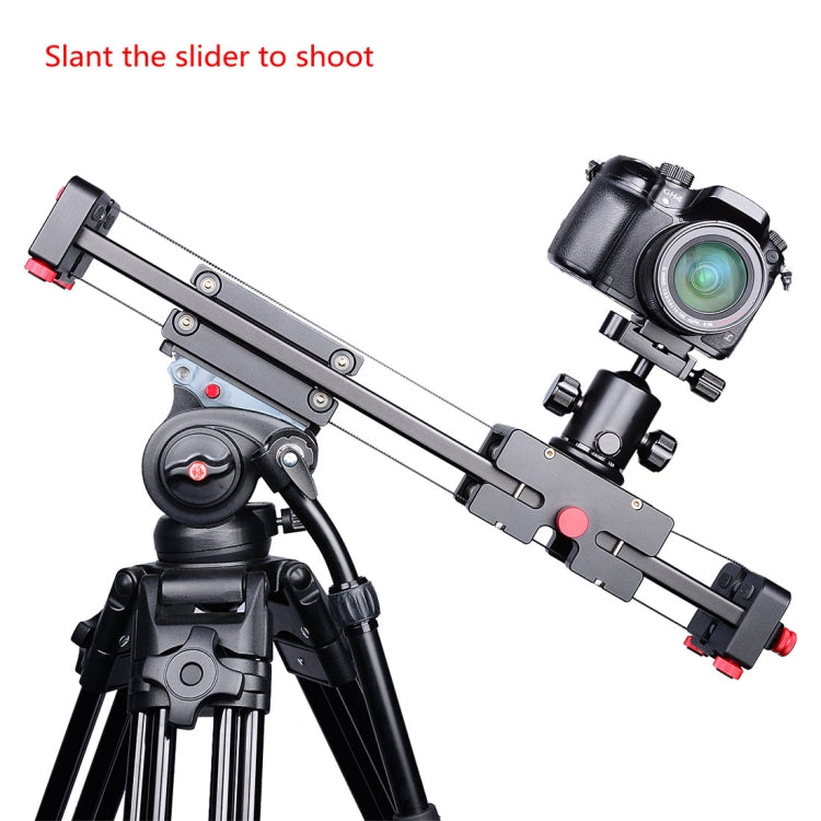YELANGU YLG0109I 50 ซม./100 ซม. (ติดตั้งบนขาตั้งกล้อง) รางเลื่อนสำหรับกล้อง DSLR/SLR/กล้องวิดีโอ, 50cm / 100cm