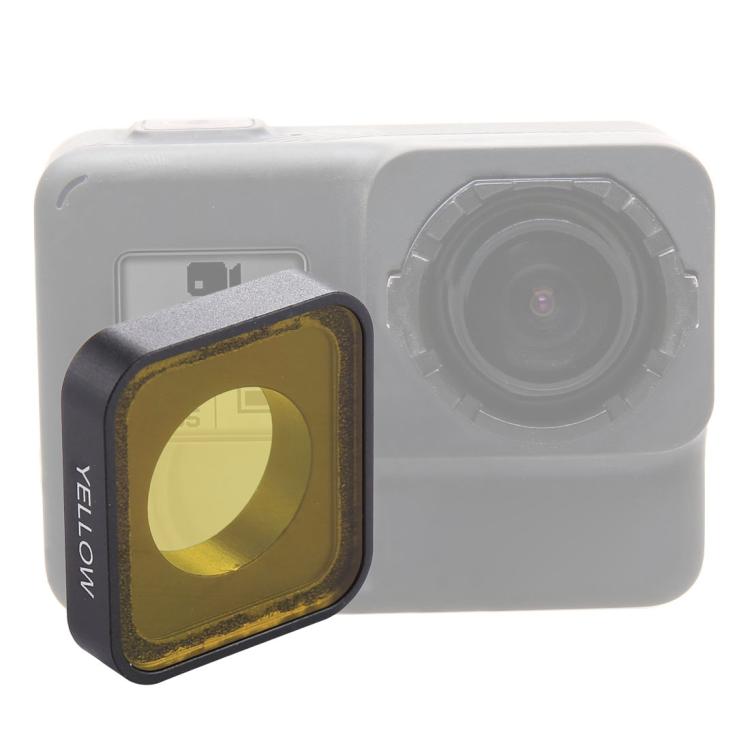 ฟิลเตอร์เลนส์สี Snap-on สำหรับ GoPro HERO6 /5, Yellow Color, Red Color