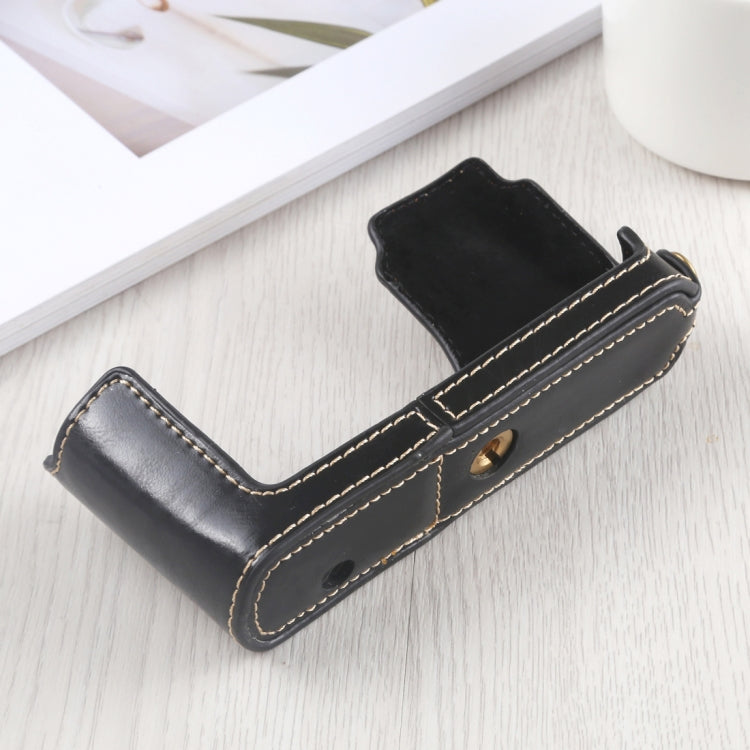 1/4 นิ้วด้ายหนัง PU กล้องครึ่งเคสสำหรับ Leica D'LUX TYP 109, For Leica D109, For Leica D901
