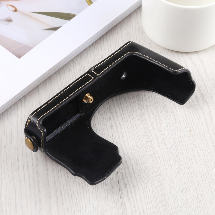 1/4 นิ้วด้ายหนัง PU กล้องครึ่งเคสสำหรับ Leica D'LUX TYP 109, For Leica D109, For Leica D901