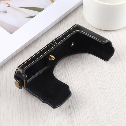 1/4 นิ้วด้ายหนัง PU กล้องครึ่งเคสสำหรับ Leica D'LUX TYP 109, For Leica D109, For Leica D901