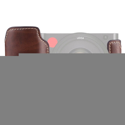 1/4 นิ้วด้ายกล้องหนัง PU ครึ่งเคสสำหรับ Leica TL (Typ 701), For Leica T701