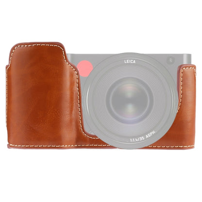 1/4 นิ้วด้ายกล้องหนัง PU ครึ่งเคสสำหรับ Leica TL (Typ 701), For Leica T701