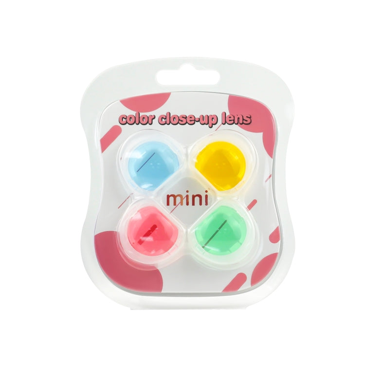 4 ชิ้น / เซ็ตเยลลี่สี่สีกรองกล้องสำหรับ Fujifilm Instax mini 11, 4-in-1 For FUJIFILM instax mini 11