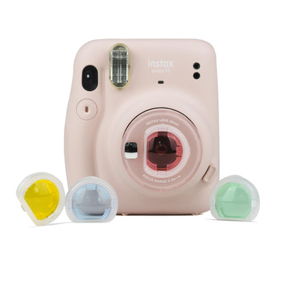 4 ชิ้น / เซ็ตเยลลี่สี่สีกรองกล้องสำหรับ Fujifilm Instax mini 11, 4-in-1 For FUJIFILM instax mini 11