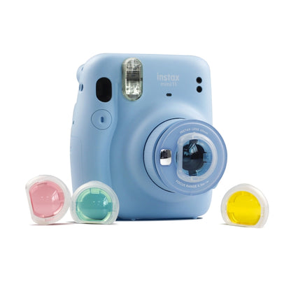 4 ชิ้น / เซ็ตเยลลี่สี่สีกรองกล้องสำหรับ Fujifilm Instax mini 11, 4-in-1 For FUJIFILM instax mini 11