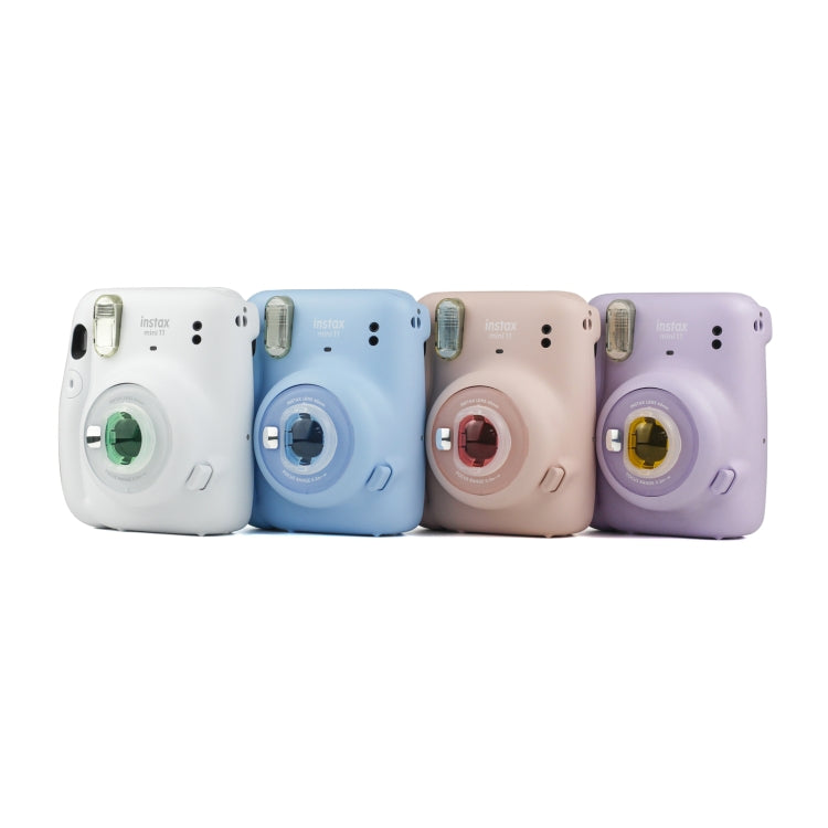 4 ชิ้น / เซ็ตเยลลี่สี่สีกรองกล้องสำหรับ Fujifilm Instax mini 11, 4-in-1 For FUJIFILM instax mini 11