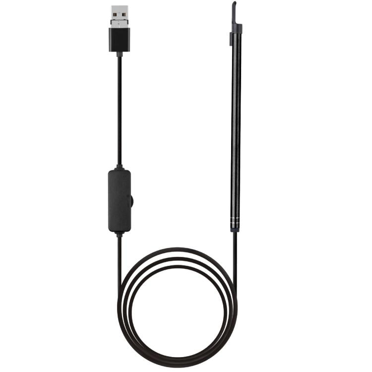 2 in 1 USB HD Visual Earwax เครื่องมือทำความสะอาดกล้องเอนโดสโคป Borescope พร้อมไฟ LED และ Wifi ความยาวสายเคเบิล: 2 ม.