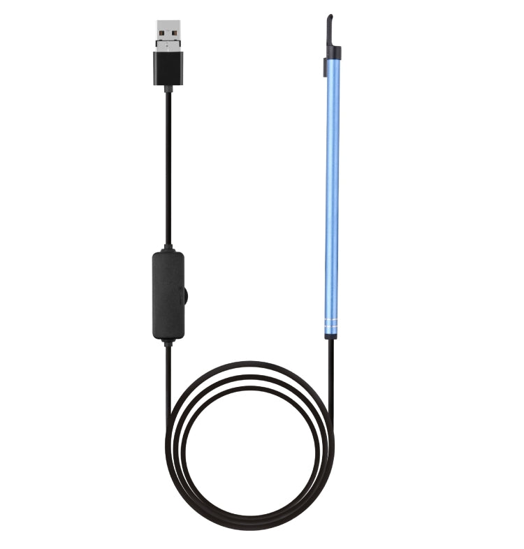 2 in 1 USB HD Visual Earwax เครื่องมือทำความสะอาดกล้องเอนโดสโคป Borescope พร้อมไฟ LED และ Wifi ความยาวสายเคเบิล: 2 ม.