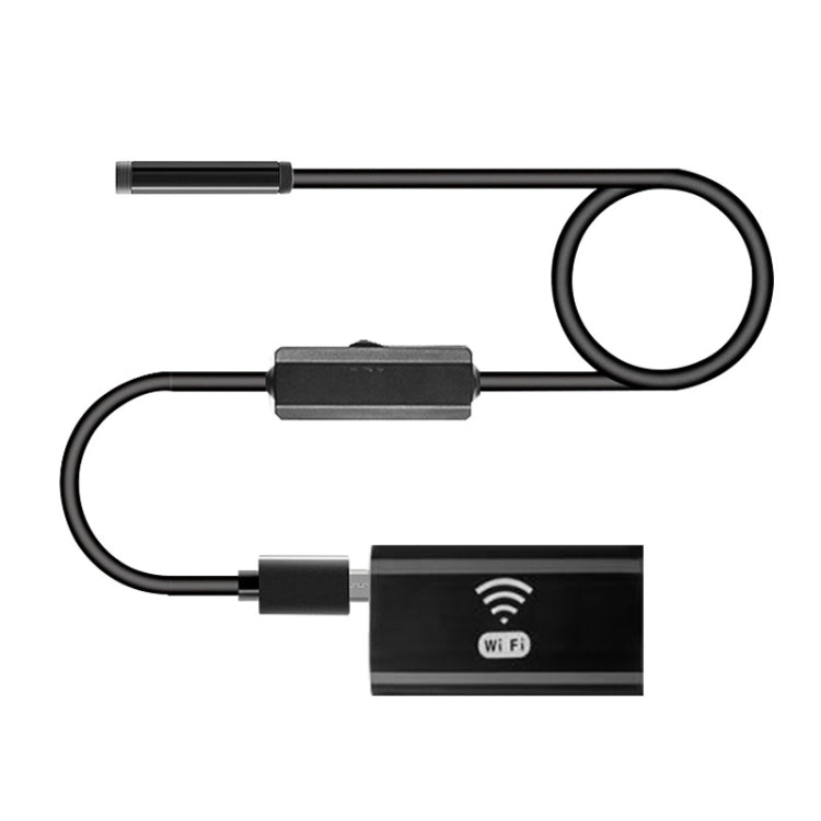 กล้องเอนโดสโคปโทรศัพท์มือถือ F99 HD, กล้องเอนโดสโคปแบบท่อกันน้ำ 8 มม., เวอร์ชัน Wifi, สายไฟแบบยืดหยุ่น, ความยาว: 1 ม., Length: 1m