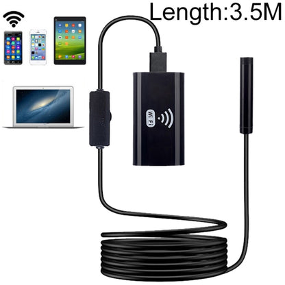 กล้องเอนโดสโคปโทรศัพท์มือถือ F99 HD, กล้องเอนโดสโคปแบบท่อกันน้ำ 8 มม., เวอร์ชัน Wifi, Hardwire, ความยาว: 3.5 ม., Length: 3.5m