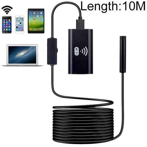 กล้องเอนโดสโคปโทรศัพท์มือถือ F99 HD, กล้องเอนโดสโคปแบบท่อกันน้ำ 8 มม., เวอร์ชัน Wifi, Hardwire, ความยาว: 10 ม., Length: 10m