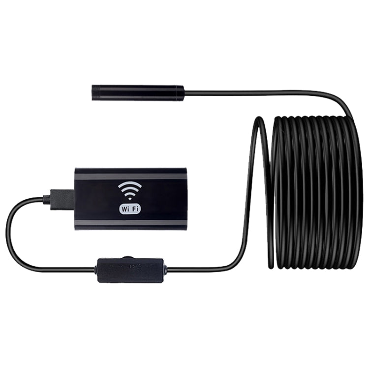 กล้องเอนโดสโคปโทรศัพท์มือถือ F99 HD, กล้องเอนโดสโคปแบบท่อกันน้ำ 8 มม., เวอร์ชัน Wifi, Hardwire, ความยาว: 10 ม., Length: 10m