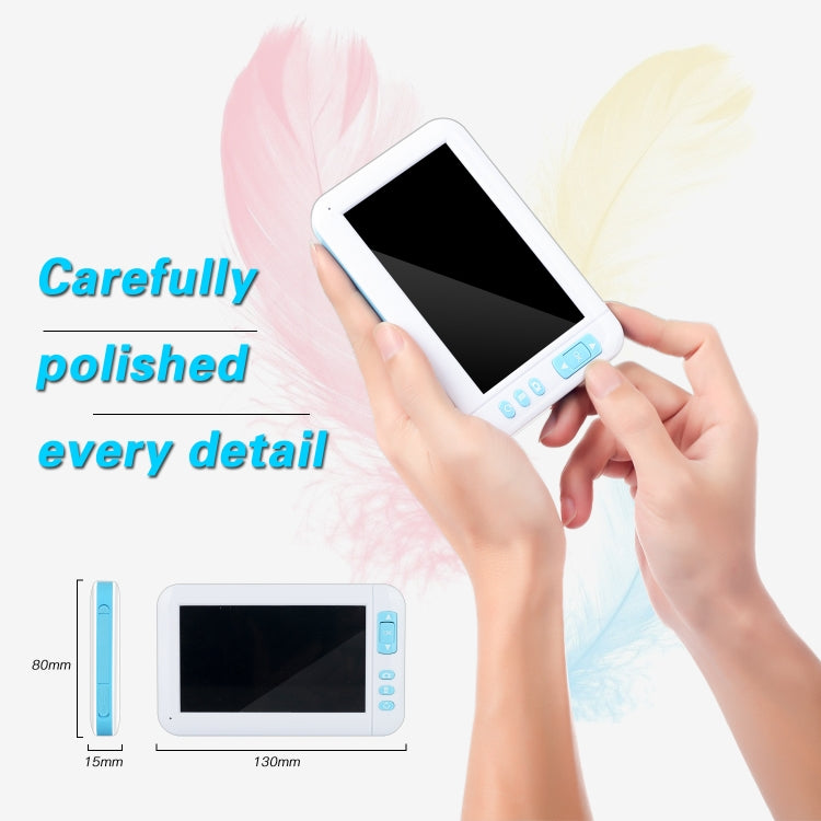 C01 จอแสดงผลขนาด 4.3 นิ้ว HD1080P กล้องส่องกล้อง Earspoon แบบมองเห็นพร้อมไฟ LED 6 ดวงเส้นผ่านศูนย์กลาง: 5.5 มม., C01 5.5mm