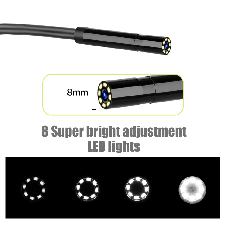P30 5.5 มม. IP67 กันน้ำ 4.3 นิ้ว HD กล้องเอนโดสโคปแบบพกพาสายเคเบิลแข็งกล้องเอนโดสโคปอุตสาหกรรม, ความยาวสายเคเบิล: 5 ม., 5m, 5m (Blue)
