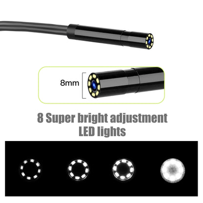 P30 5.5 มม. IP67 กันน้ำ 4.3 นิ้ว HD กล้องเอนโดสโคปแบบพกพาสายเคเบิลแข็งกล้องเอนโดสโคปอุตสาหกรรม, ความยาวสายเคเบิล: 5 ม., 5m, 5m (Blue)