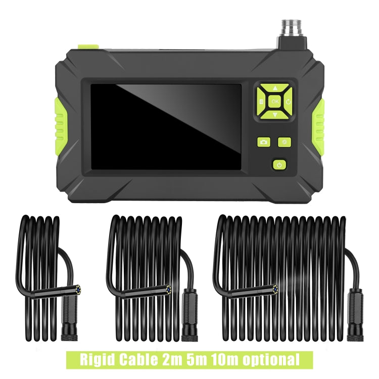 P30 5.5 มม. IP67 กันน้ำ 4.3 นิ้ว HD กล้องเอนโดสโคปแบบพกพาสายเคเบิลแข็งกล้องเอนโดสโคปอุตสาหกรรม, ความยาวสายเคเบิล: 10 ม., 10m, 10m (Blue)