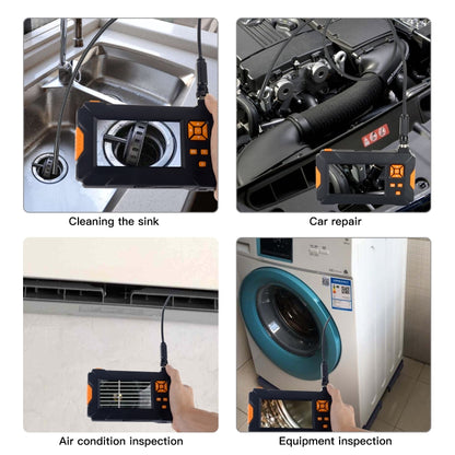 P30 8mm IP67 กันน้ำ 4.3 นิ้ว HD กล้องส่องกล้องแบบพกพาท่องูกล้องส่องทางอุตสาหกรรม, ความยาวสายเคเบิล: 5 ม., 5m (Snake Tube)