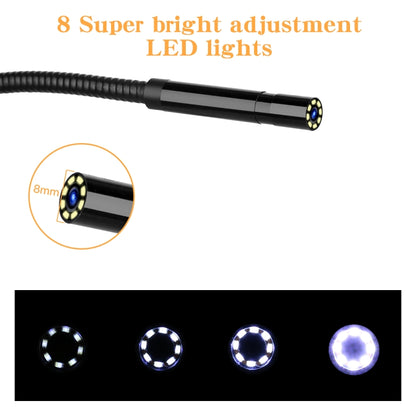 P30 8mm IP67 กันน้ำ 4.3 นิ้ว HD กล้องส่องกล้องแบบพกพาท่องูกล้องส่องทางอุตสาหกรรม, ความยาวสายเคเบิล: 5 ม., 5m (Snake Tube)