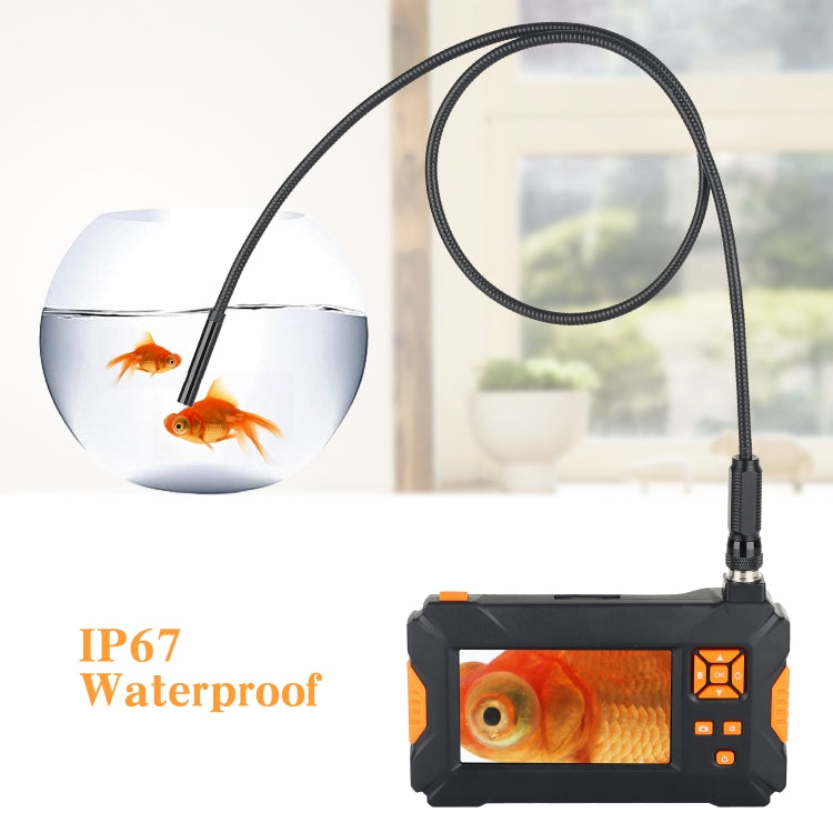P30 8mm IP67 กันน้ำ 4.3 นิ้ว HD กล้องส่องกล้องแบบพกพาท่องูกล้องส่องทางอุตสาหกรรม, ความยาวสายเคเบิล: 5 ม., 5m (Snake Tube)