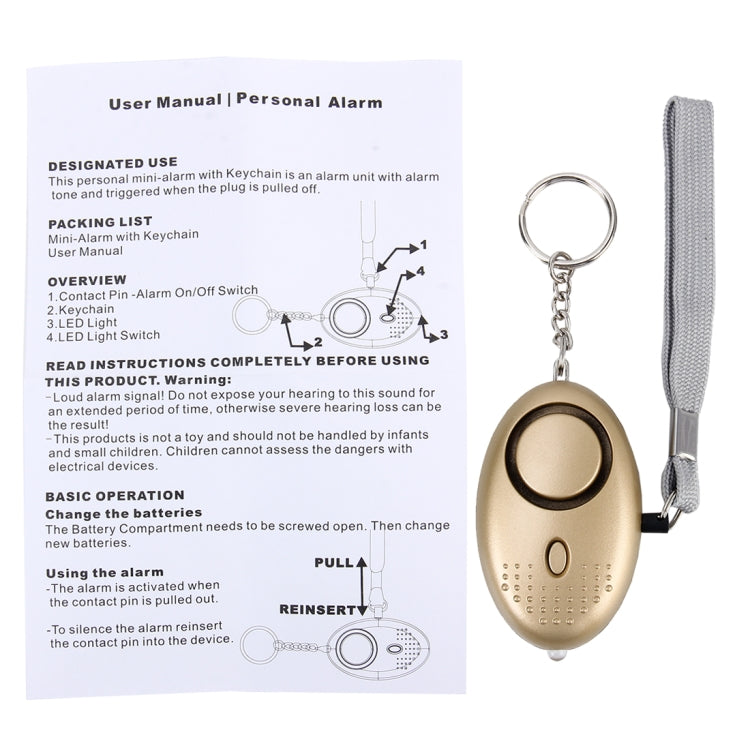 SINCOTE SCT-032 Mini Safe Buzzer ปลุกส่วนบุคคลดังพร้อมป้องกันการข่มขืนสำหรับเด็กหญิงและเด็ก สัญญาณเตือน 130dB, SINCOTE