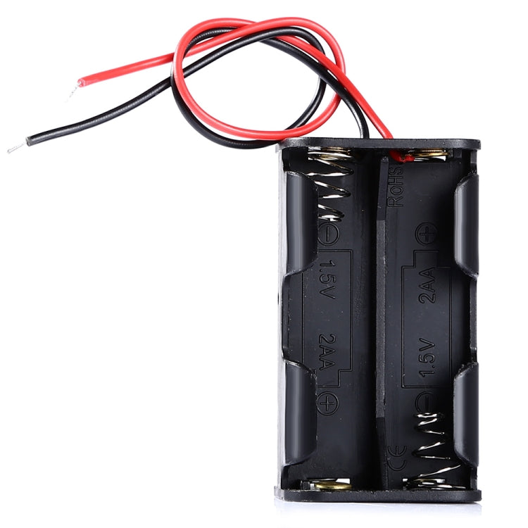 5 ชิ้น LandaTianrui LDTR-DJ002 6 โวลต์ 4 x AA แบตเตอรี่กรณีผู้ถือ 18 เซนติเมตรสำหรับ Arduino, 6V 4 x AA