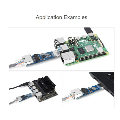 โมดูลแปลง Waveshare USB 3.2 Gen1 เป็น Gigabit Ethernet โดยไม่ต้องใช้ไดรเวอร์