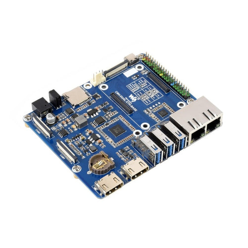 Waveshare Compute Module บอร์ดฐาน Dual Gigabit Ethernet สำหรับ Raspberry Pi CM4, For Raspberry Pi CM4