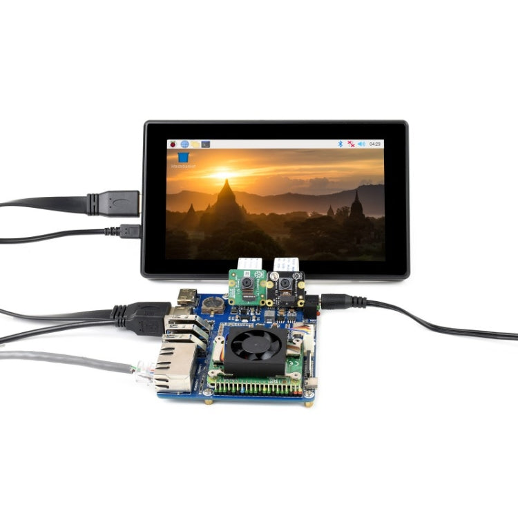 Waveshare Compute Module บอร์ดฐาน Dual Gigabit Ethernet สำหรับ Raspberry Pi CM4, For Raspberry Pi CM4