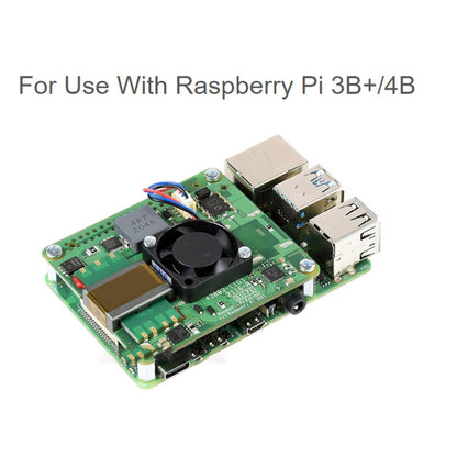 Waveshare Raspberry Pi PoE+ HAT บอร์ดขยายอีเธอร์เน็ตสำหรับ Raspberry Pi 3B+/4B