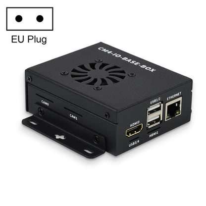 Waveshare Mini IO Board Full Ver มินิคอมพิวเตอร์ฐานกล่องโลหะและพัดลมระบายความร้อนสำหรับ Raspberry Pi CM4, Mini IO Board Full Ver