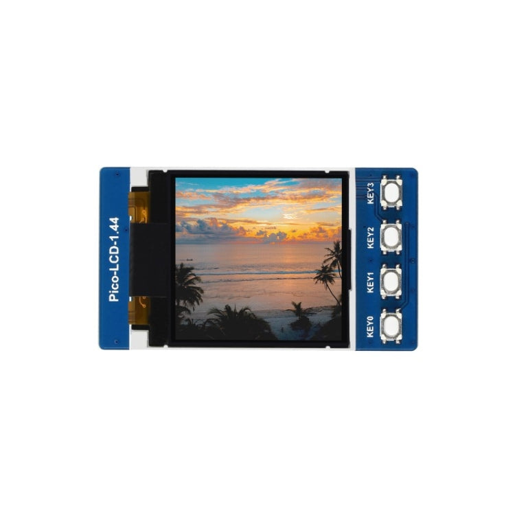 WAVESHARE 1.44 นิ้ว LCD 65K สี 128x128 โมดูลแสดงผลสำหรับ Raspberry Pi Pico,อินเทอร์เฟซ SPI, 1.44 inch