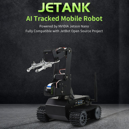 ชุดหุ่นยนต์เคลื่อนที่ติดตาม Waveshare JETANK AI ที่ใช้ Jetson Nano ปลั๊ก EU, Waveshare JETANK AI