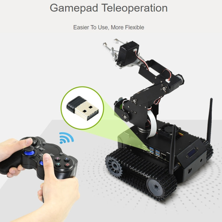 ชุดหุ่นยนต์เคลื่อนที่ติดตาม Waveshare JETANK AI ที่ใช้ Jetson Nano ปลั๊ก EU, Waveshare JETANK AI