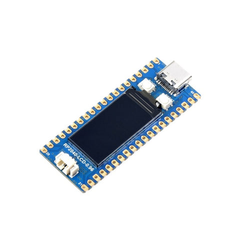 Waveshare RP2040-LCD-0.96 บอร์ด MCU แบบ Pico บน Raspberry Pi MCU RP2040 พร้อม Pinheader, RP2040-LCD-0.96