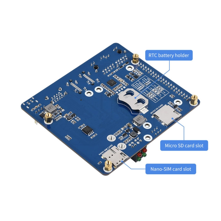 บอร์ดฐาน Waveshare Dual Gigabit Ethernet 5G / 4G สำหรับ Raspberry Pi CM4