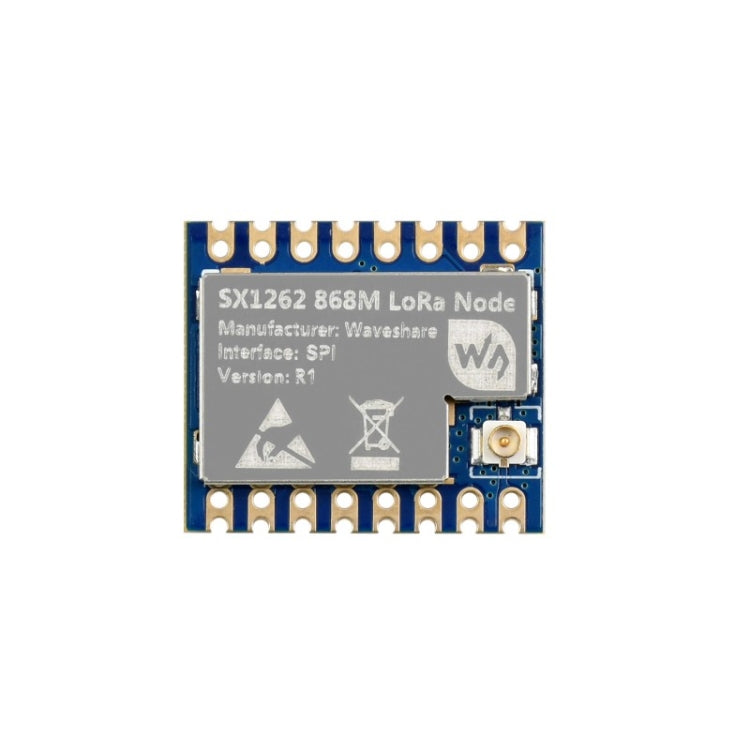 Waveshare Core1262-868M โมดูลป้องกันการรบกวน SX1262 LoRa, แบนด์ EU868
