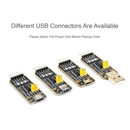 Waveshare Type-C / USB-C ถึง UART ตัวเชื่อมต่อโมดูลการส่งอัตราแบนด์สูง, USB-C