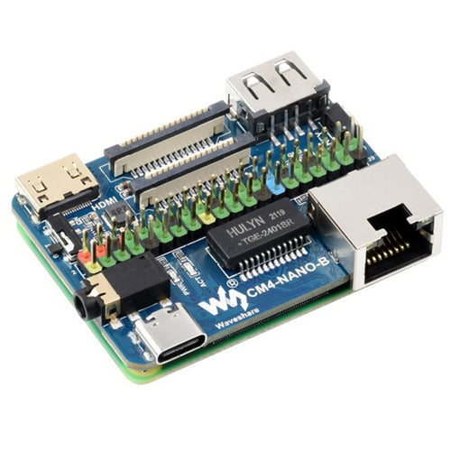 บอร์ดฐาน Waveshare Nano B สำหรับ Raspberry Pi CM4, Nano Base Board B