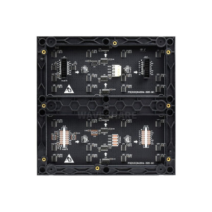 แผงเมทริกซ์ LED แบบเต็มสี Waveshare RGB, ระยะห่าง 3 มม., 64 x 64 พิกเซล, ความสว่างที่ปรับได้, 22100