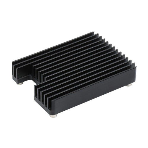 WAVESHARE ฮีทซิงค์อะลูมิเนียมสำหรับ Raspberry Pi CM4 พร้อมรอยบากเสาอากาศ