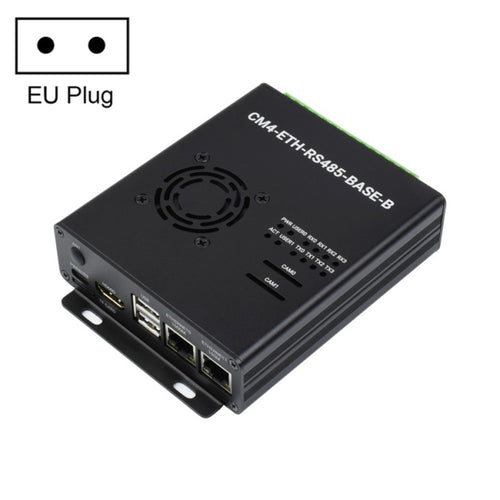 มินิคอมพิวเตอร์ Waveshare Dual ETH สำหรับ Raspberry Pi CM4, Gigabit Ethernet, 4CH แยก RS485