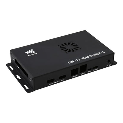 Waveshare Metal Box A สำหรับบอร์ด Raspberry Pi CM4 IO พร้อมพัดลมระบายความร้อน