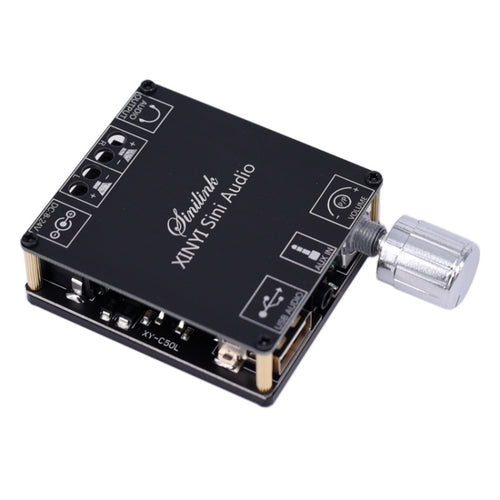 50W MP3 สเตอริโอเครื่องขยายเสียงดิจิตอลบลูทูธโมดูลเครื่องขยายเสียงพร้อมเปลือก, With Shell