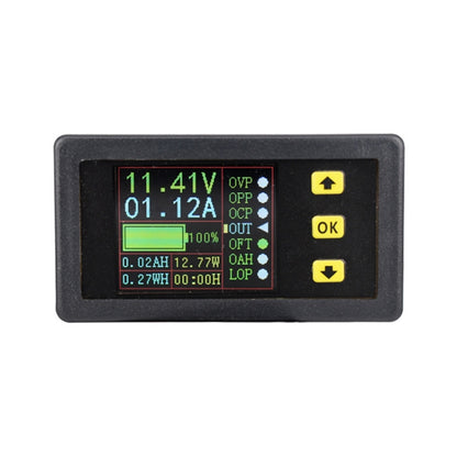 90V 20A สีจอแสดงผลแบบ Dual แรงดันไฟฟ้าปัจจุบันมิเตอร์ Charge Discharge การวัดเคาน์เตอร์, Without Relay