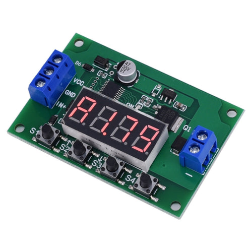 DC 5-30V MOS LED แสดงผล อัตโนมัติวงจรตั้งเวลาหน่วงเวลาโมดูลสวิตช์ควบคุมรีเลย์เวลาหน่วง