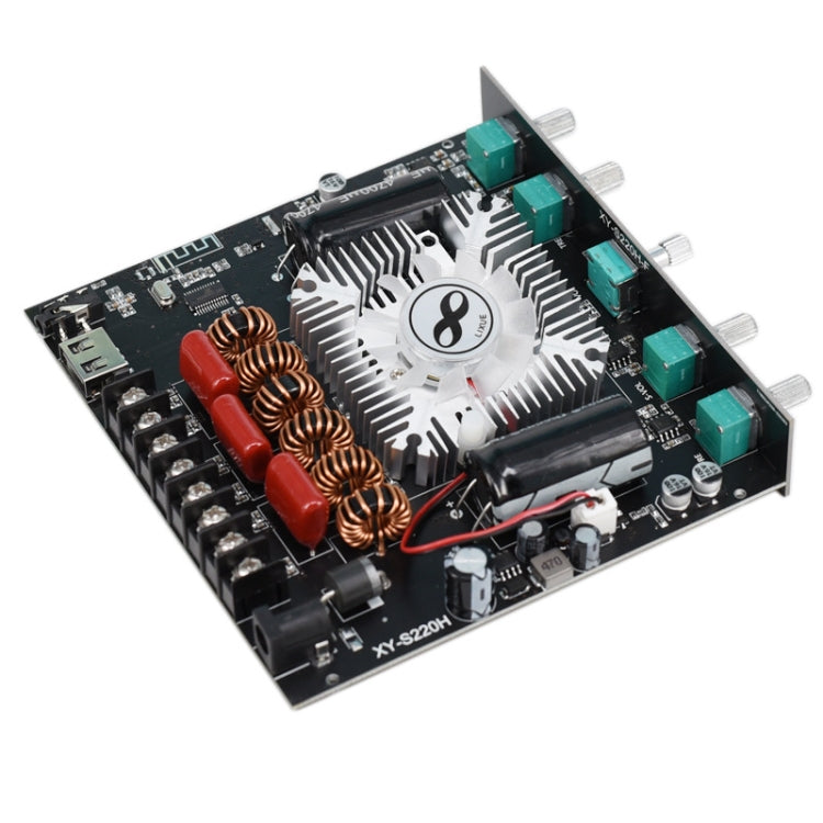 TPA7498e เครื่องขยายเสียงโมดูลบลูทูธสเตอริโอ 2.1 เสียงแหลมและเบสซับวูฟเฟอร์