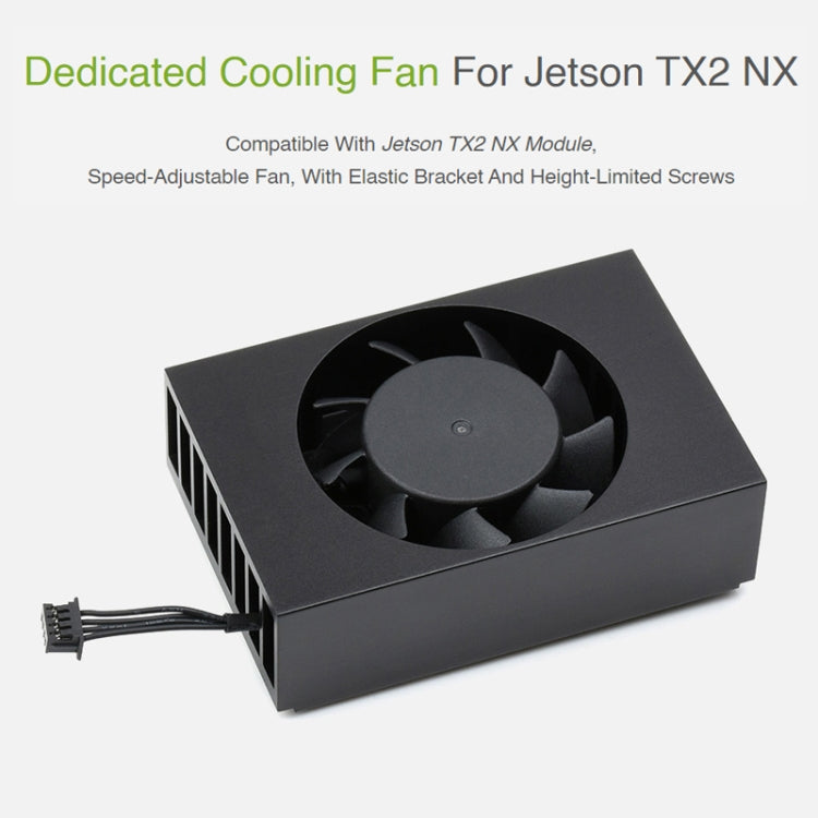 พัดลมระบายความร้อนเฉพาะ Waveshare สำหรับ Jetson TX2 NX, For Jetson TX2 NX