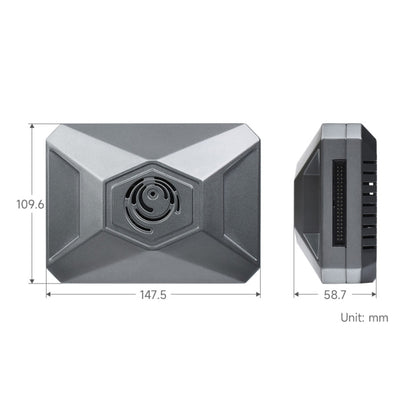 เคสอะลูมิเนียม Waveshare ประเภท F สำหรับชุดพัฒนา Jetson Nano
